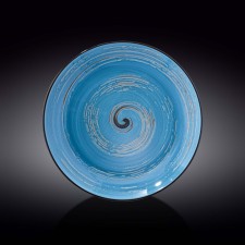 Deep plate Wilmax England Spiral, D = 28.5 cm, 500 ml, blue color