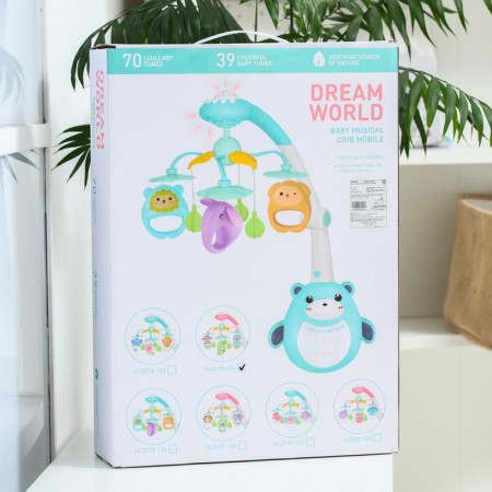 Mobile Musical "Bear. Africa ", projector, remote control, color mix-4