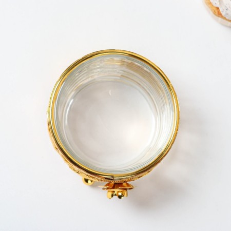 Sugar "rose" with a spoon, 200 ml, 9 × 10 cm, gold color-2
