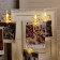 Garland “thread” 4.5 m with nozzles “clothespins”, ip20, transparent thread, 20 LED, glow warm white, 220 V