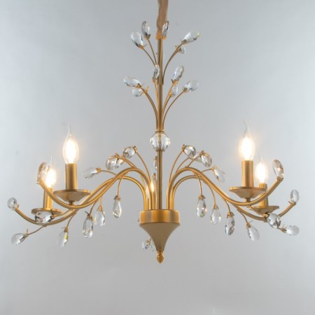 Riana chandelier 5he14 40W gold 55x55x45cm Bayerlux-2