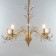 Riana chandelier 5he14 40W gold 55x55x45cm Bayerlux