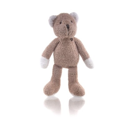 Soft toy Gulliver Bear "Gingerbread", dark beige color, 30 cm-1