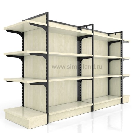 Podium-regiment of island rack l = 660 mm, white color-1