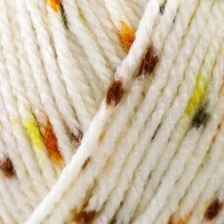 Yarn "Baby Color" 100% acrylic 150m/50g (206 milk-orange/crap)-2