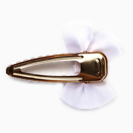 Hair hairpin pearls with a bantic "Beauty", 8 x 8 cm.-2