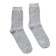 Male Collorista socks "stripes" color gray, size 40-46 (27-31 cm)