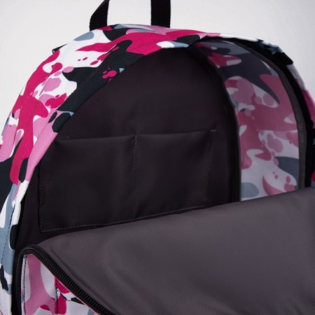 A backpack with a zipper, Erich krause, pink color-3