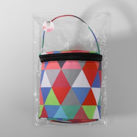 The triangory-triangle bag, 1 eyelet, d = 14 × 14.5 cm, color colorful color-5