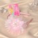 Hair cap "chosen" chamomile, 0.9 cm, pink