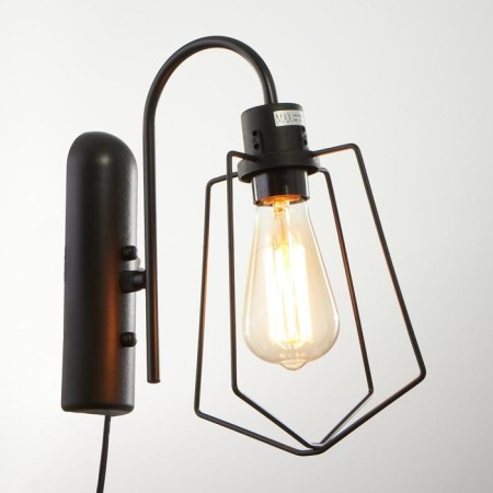 Bra "compact" 1x40W E27 black 28x18x33 cm.-1