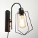 Bra "compact" 1x40W E27 black 28x18x33 cm.