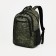 Male backpack with reflective elements, “saxi”, 2 parts on zippers, 4 external pockets, khaki color
