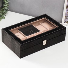 The casket to the leatherette to the clock 8 departments and the jewelry 