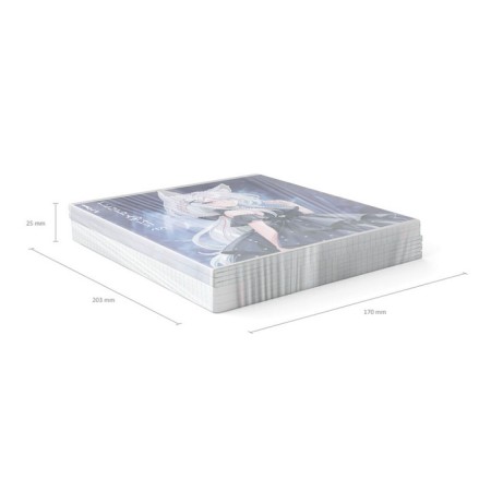 Subject notebook, 48 sheets, cell, geography, Erichkrause "Manga", cardboard cover Twin-LK, OFSET BELICT 100%, info block-8