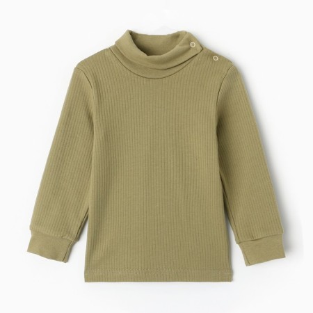Baby turtleneck, khaki color, height 68 cm
