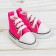 Doll sneakers, sole length 5 cm, pink color