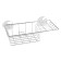 Basket on 2 suckers Axentia straight chrome with a 27x8x14 cm soap department