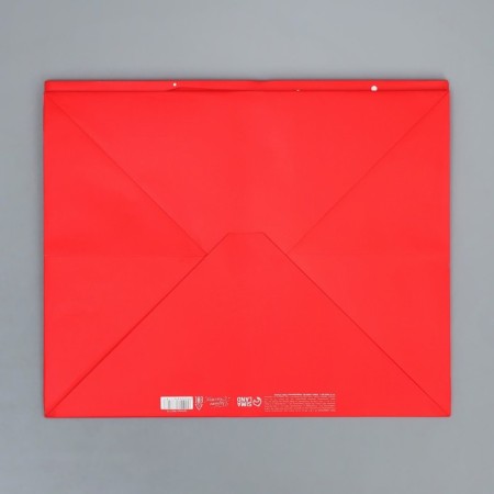 Gift package with a wide bottom "Gift from Santa Claus", 35 x 29 x 28 cm, New Year-7