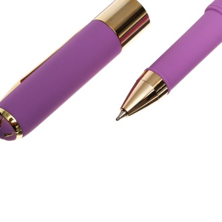 Ballic handle, 0.5 mm, BrunovisConti Monaco, Blue rod, Soft Touch Lilac, in case-3