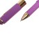 Ballic handle, 0.5 mm, BrunovisConti Monaco, Blue rod, Soft Touch Lilac, in case