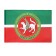 Tatarstan flag, 90 x 135, polyester silk, without a pole