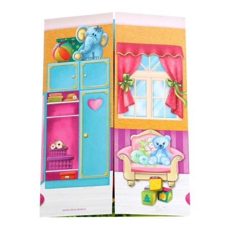 Magnetic game "Dress the doll: Baby"-7