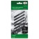 Coal pressed gamut "Studio", medium softness, square, 6pcs, blister, euro suspension