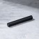 Penal for storing incense, black, metal, with incense