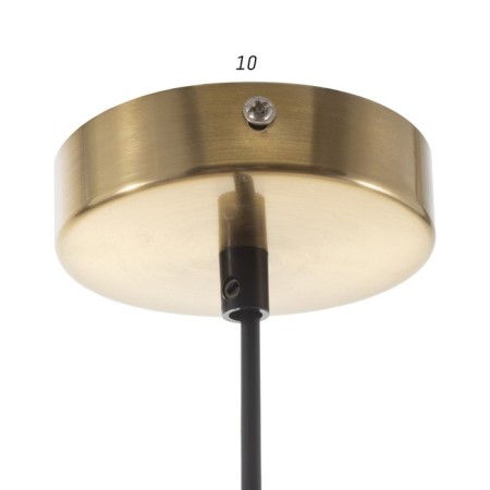 Lamp Bayerlux 2268/1 LED 12W gold 34x34x20.5-120.5 cm-4