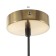 Lamp Bayerlux 2268/1 LED 12W gold 34x34x20.5-120.5 cm
