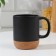 A mug with a cork bottom "there is always a place for exploits", 400 ml