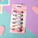 Invisible hair "Selena" (set of 6 pcs) abstraction, 4.5 cm, mix