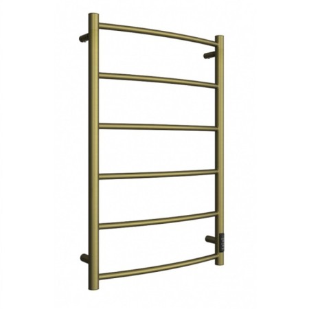 The electric heated towel "Dvin" R Neo, 800x500 mm, 1 "-1/2", dimmer, matte bronze
