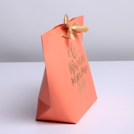 Gift package, packaging, "with warm wishes", 19 x 20 x 9 cm-2