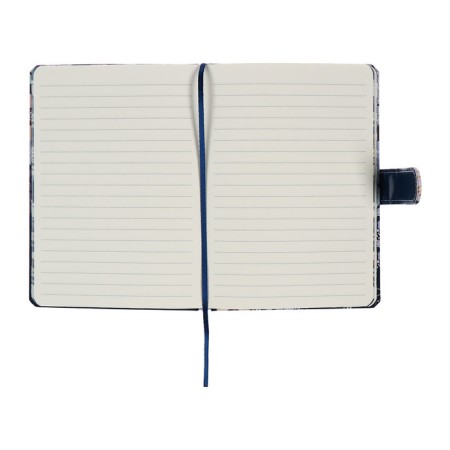 Notebook Gift 112l, Line, with a Fleet, a cut with a pattern of the cover, flowers (17.7x13.5cm) 1-3