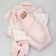 Set for discharge Demi-season Kinderlitto "Rabbit", 5 items, height 50-56 cm, pink color