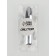 Perfume bottle "Bullet", with a spray, 3 ml, silver color