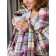 Ailis blanket, size 150x200 cm, purple color