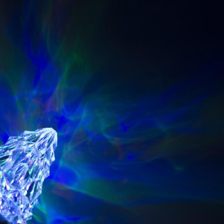Light device "spruce on the stand" 12 cm, glow RGB, 220 V-1