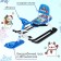 Snow-champion "Timka Sport 4-1", TS4-1/BG, with a back and a seat belt, white/blue color