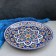Largan Rishtan ceramics "Flowers", 36 cm, blue