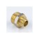 Nipple of the transition aquasfera 9023-05, 1 "x 3/4", outer thread, nickelled brass
