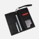 Women's wallet with lightning, black color