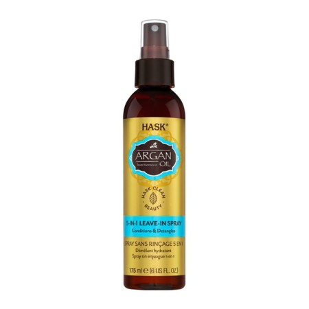 Hask hair spray, indelible, 5 in 1, with argan oil, 175 ml