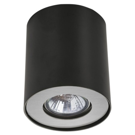 FALCON 1x50W GU10 lamp is black 11x11x13 cm