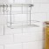 TEKNO-TEL Railing System for the kitchen, 6 items, chromium color