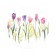 Pareo and beach rug "Flowers of Spring", d = 150 cm
