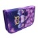 Penal 3 sections, tab inside, 140 x 210 x 40 mm, fabric, calligrata top block "owl"