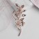 Book "Branch" with a flower, the color is white in pink gold